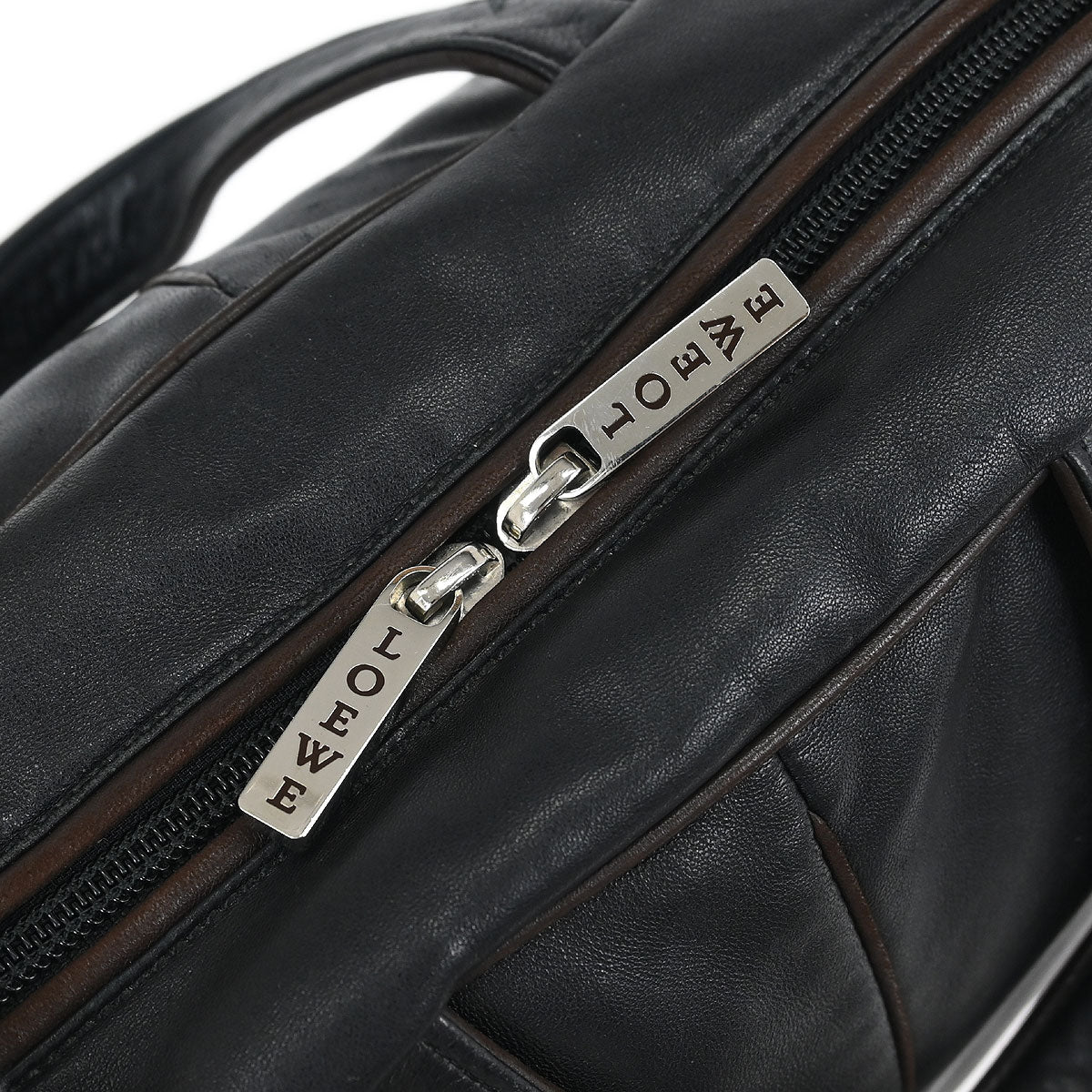 Loewe Black Leather Handbag