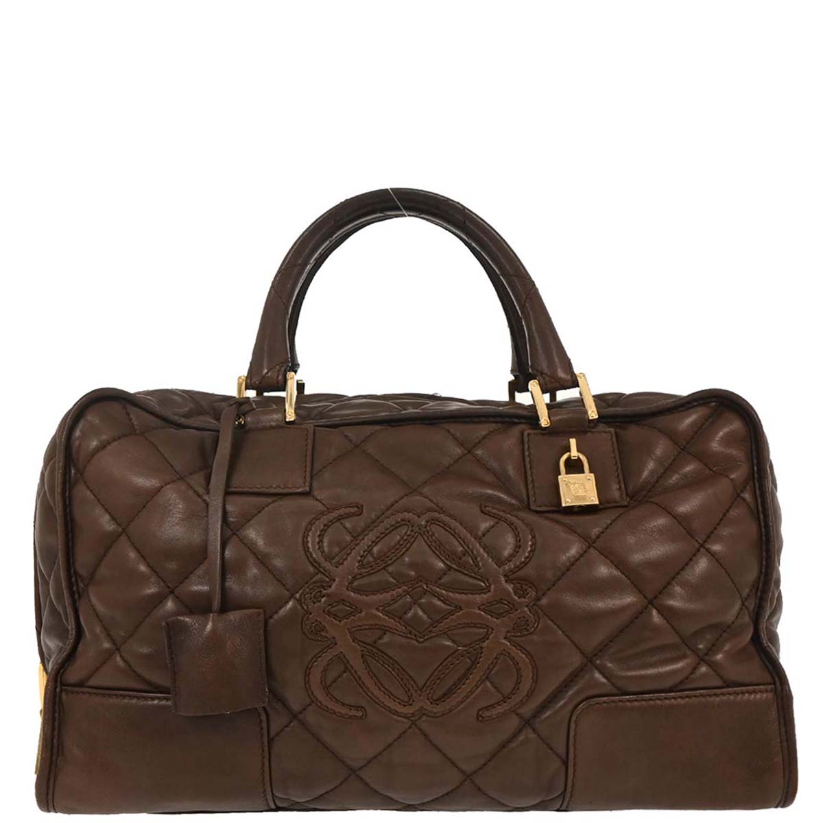 Loewe Brown Amazona 36 Handbag