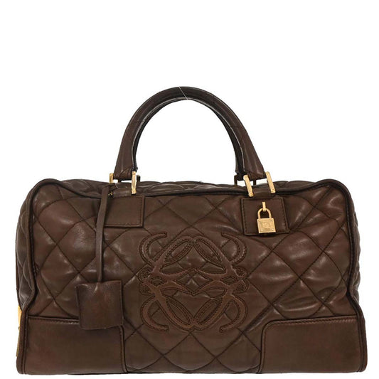 Loewe Brown Amazona 36 Handbag