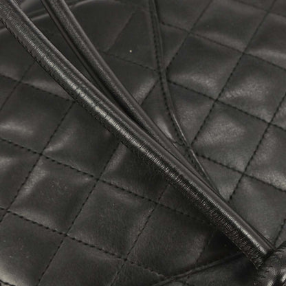 Chanel 2004-2005 Black Calfskin Cambon Ligne Shoulder Bag