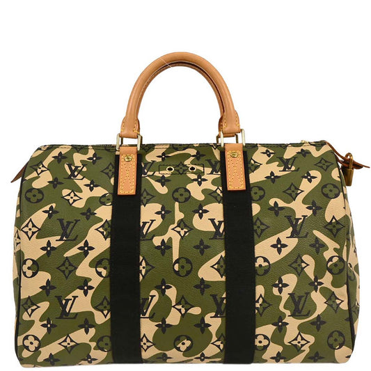 Louis Vuitton Monogramouflage Speedy 35 Handbag M95773