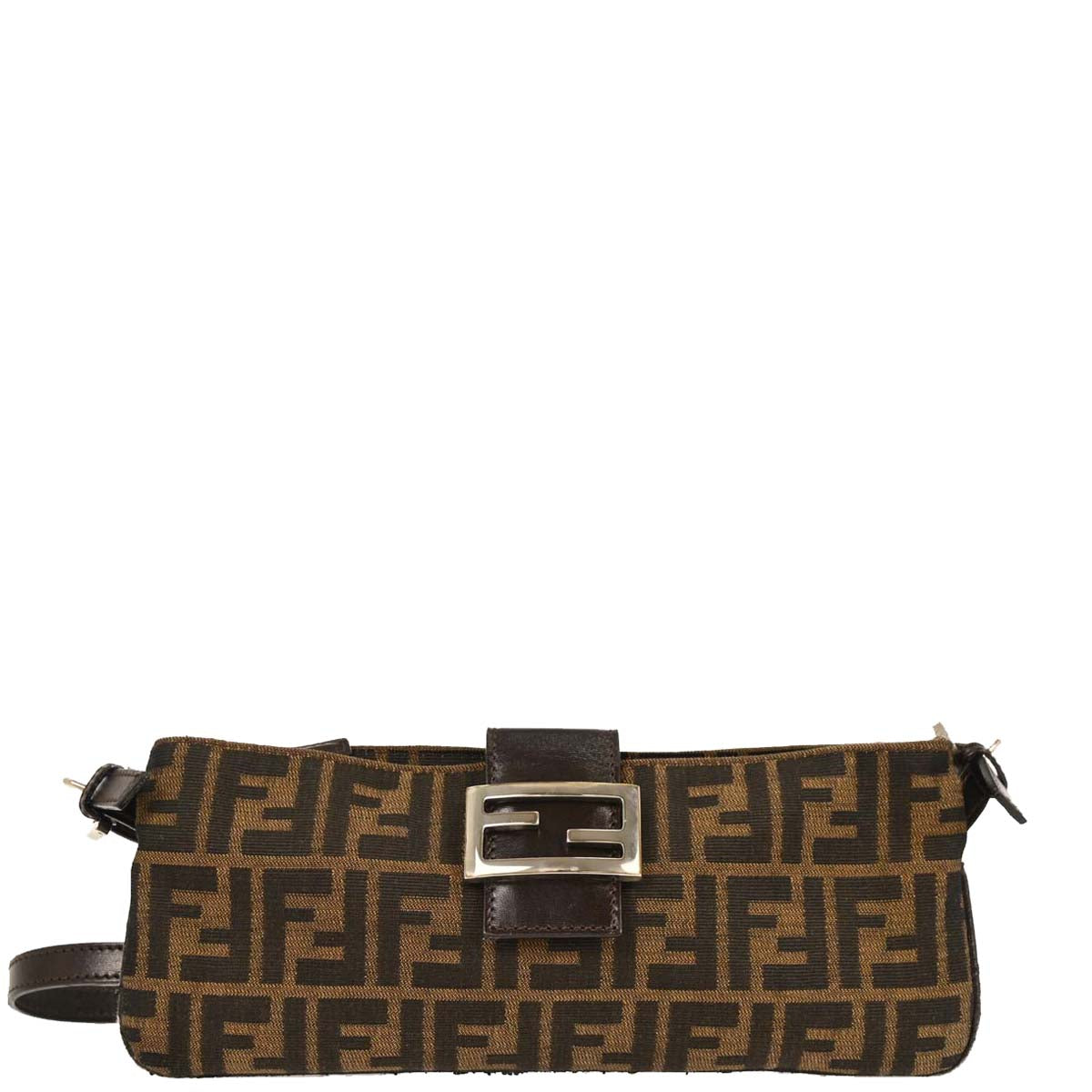 Fendi Brown Zucca Shoulder Bag