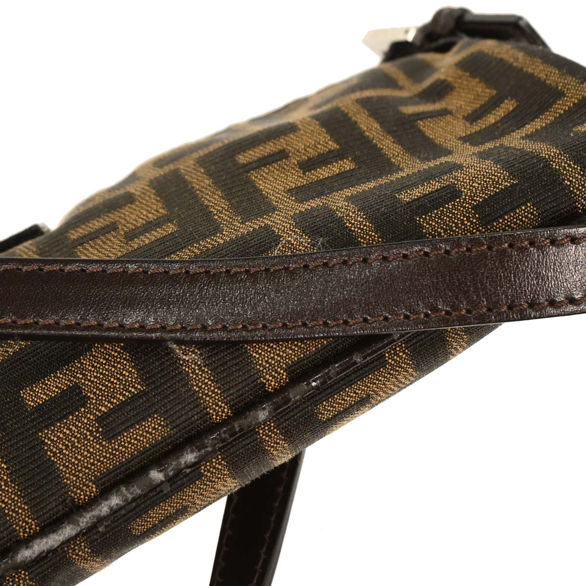 Fendi Brown Zucca Shoulder Bag