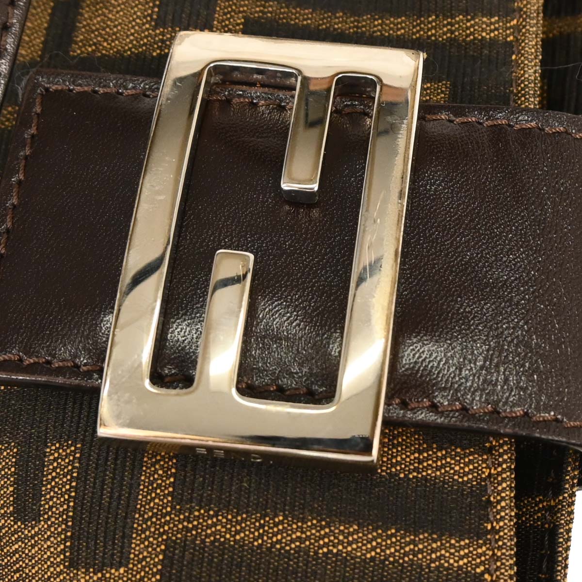 Fendi Brown Zucca Shoulder Bag