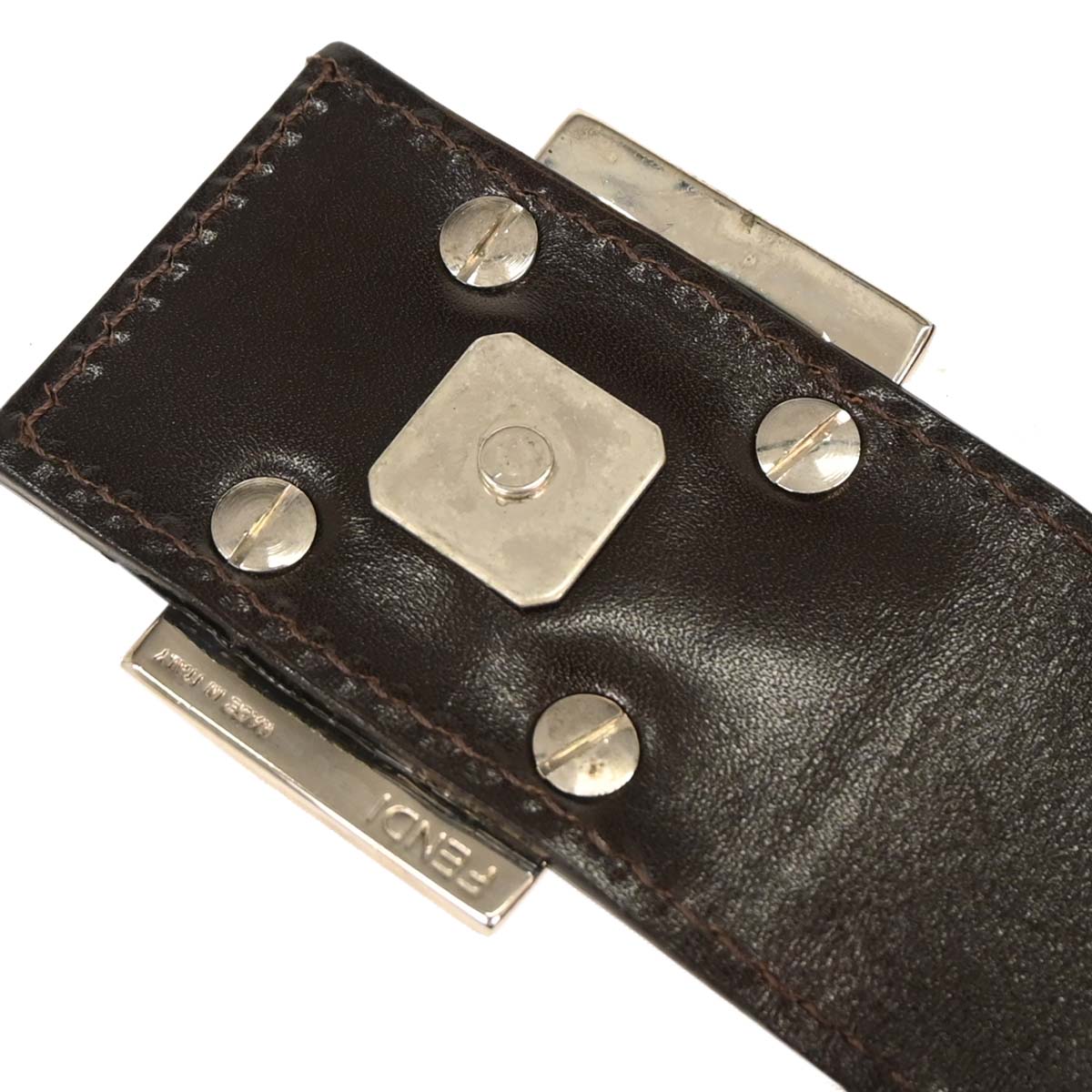 Fendi Brown Zucca Shoulder Bag