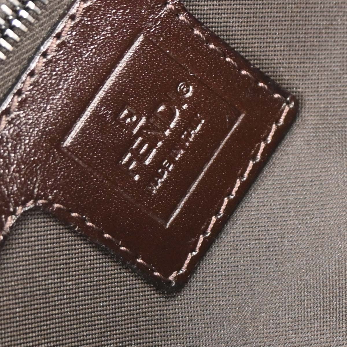 Fendi Brown Zucca Shoulder Bag