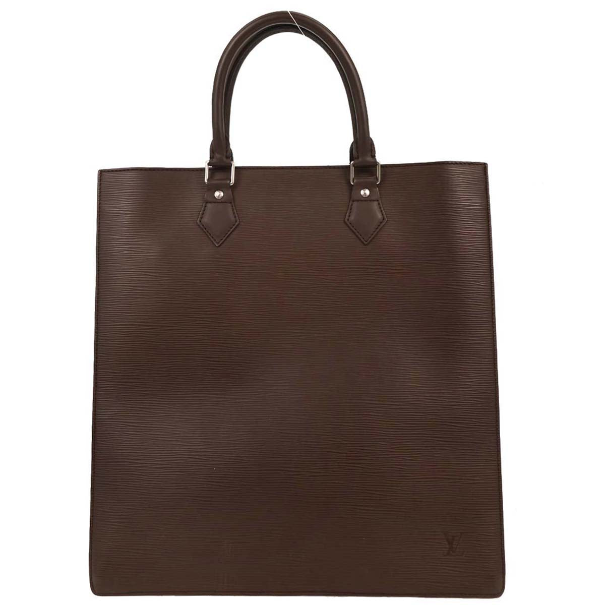 Louis Vuitton 2003 Brown Epi Sac Plat Handbag M5908D