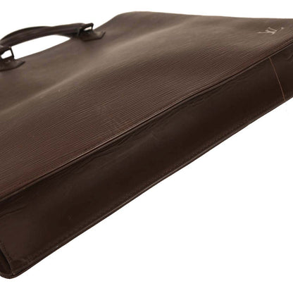 Louis Vuitton 2003 Brown Epi Sac Plat Handbag M5908D