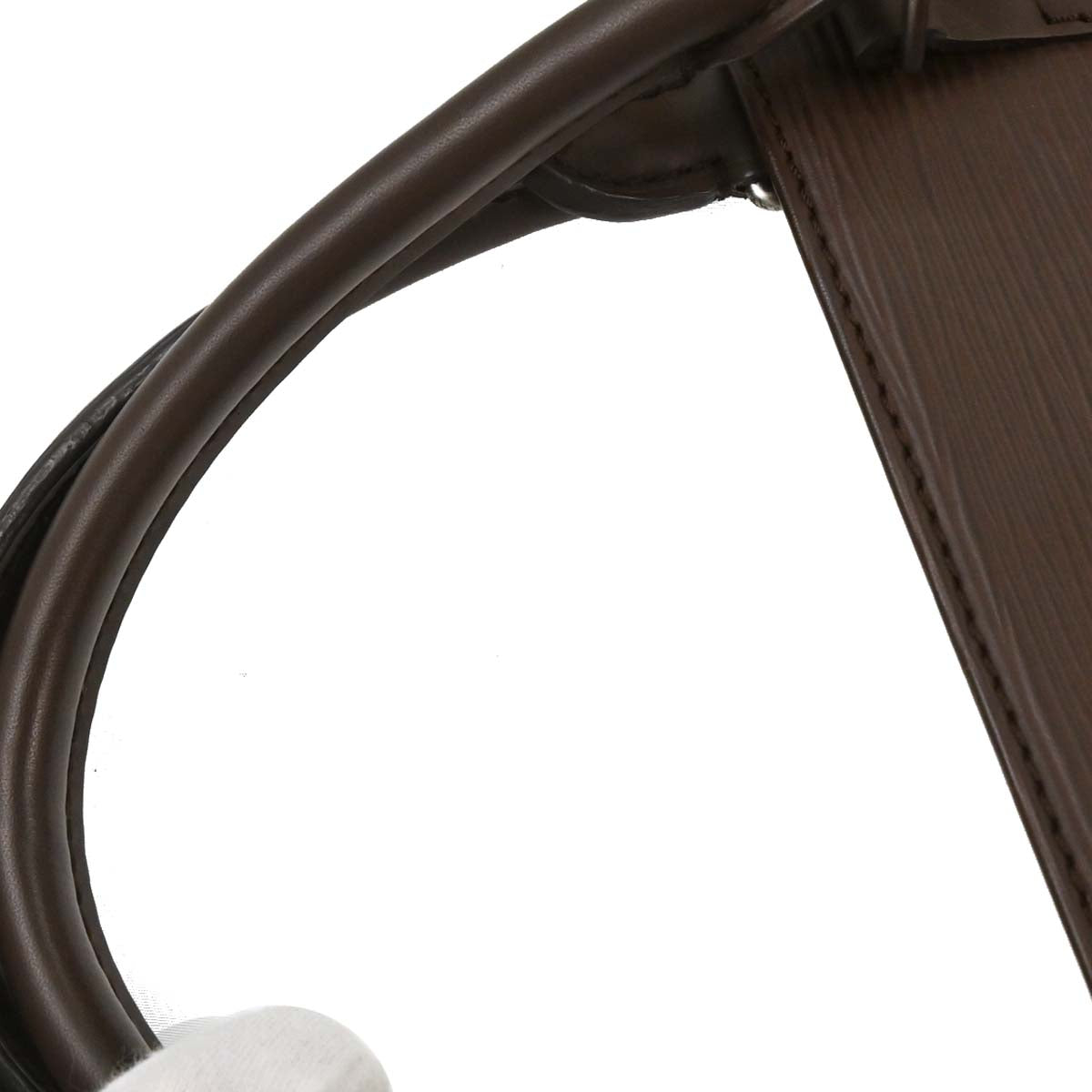 Louis Vuitton 2003 Brown Epi Sac Plat Handbag M5908D