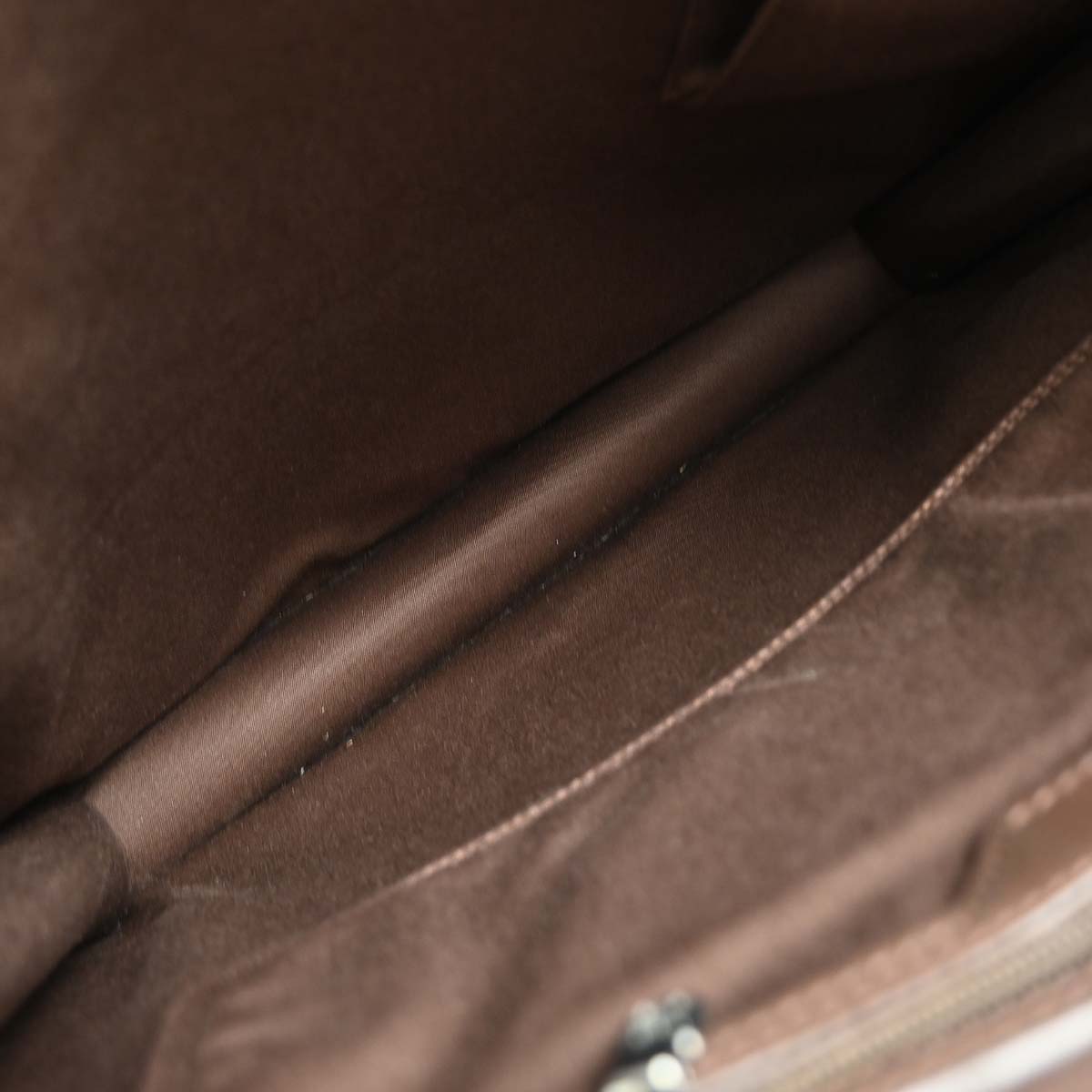 Louis Vuitton 2003 Brown Epi Sac Plat Handbag M5908D