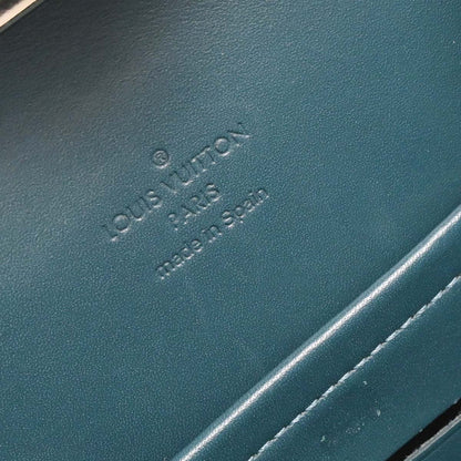 Louis Vuitton 2000 Green Damier Vernis Ange Bleu GM Handbag M92105