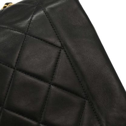 Chanel Black Lambskin Small Diana Shoulder Bag