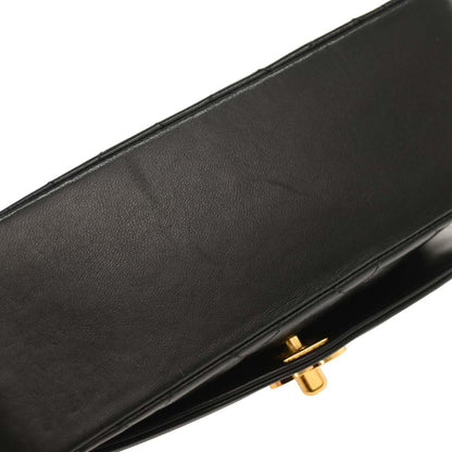 Chanel Black Lambskin Small Diana Shoulder Bag