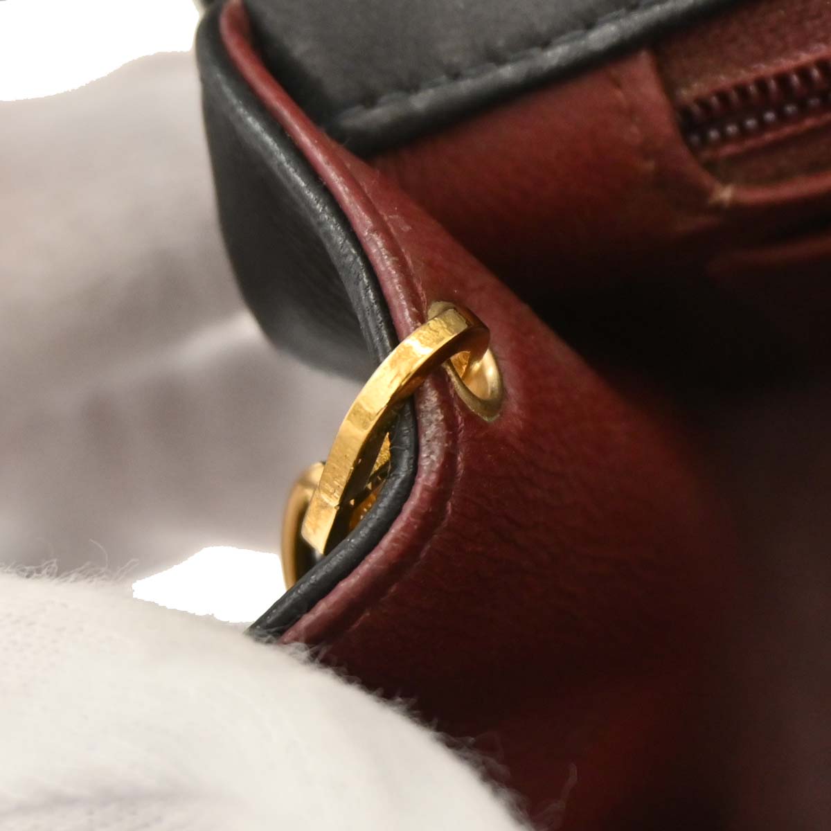 Chanel Black Lambskin Small Diana Shoulder Bag