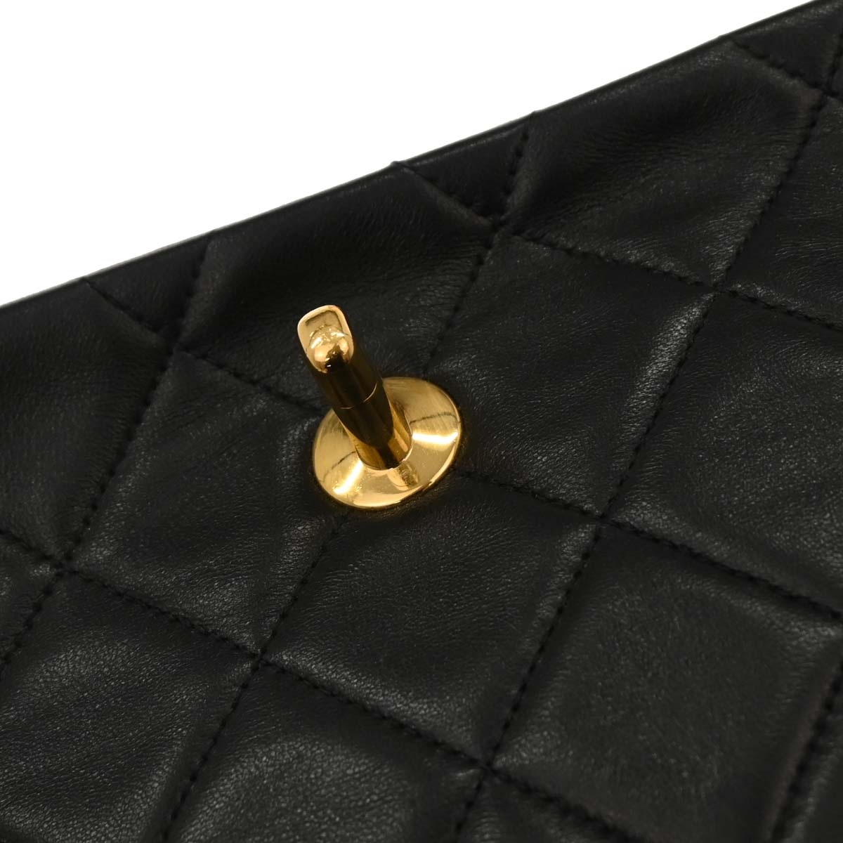 Chanel Black Lambskin Small Diana Shoulder Bag