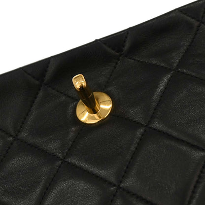 Chanel Black Lambskin Small Diana Shoulder Bag