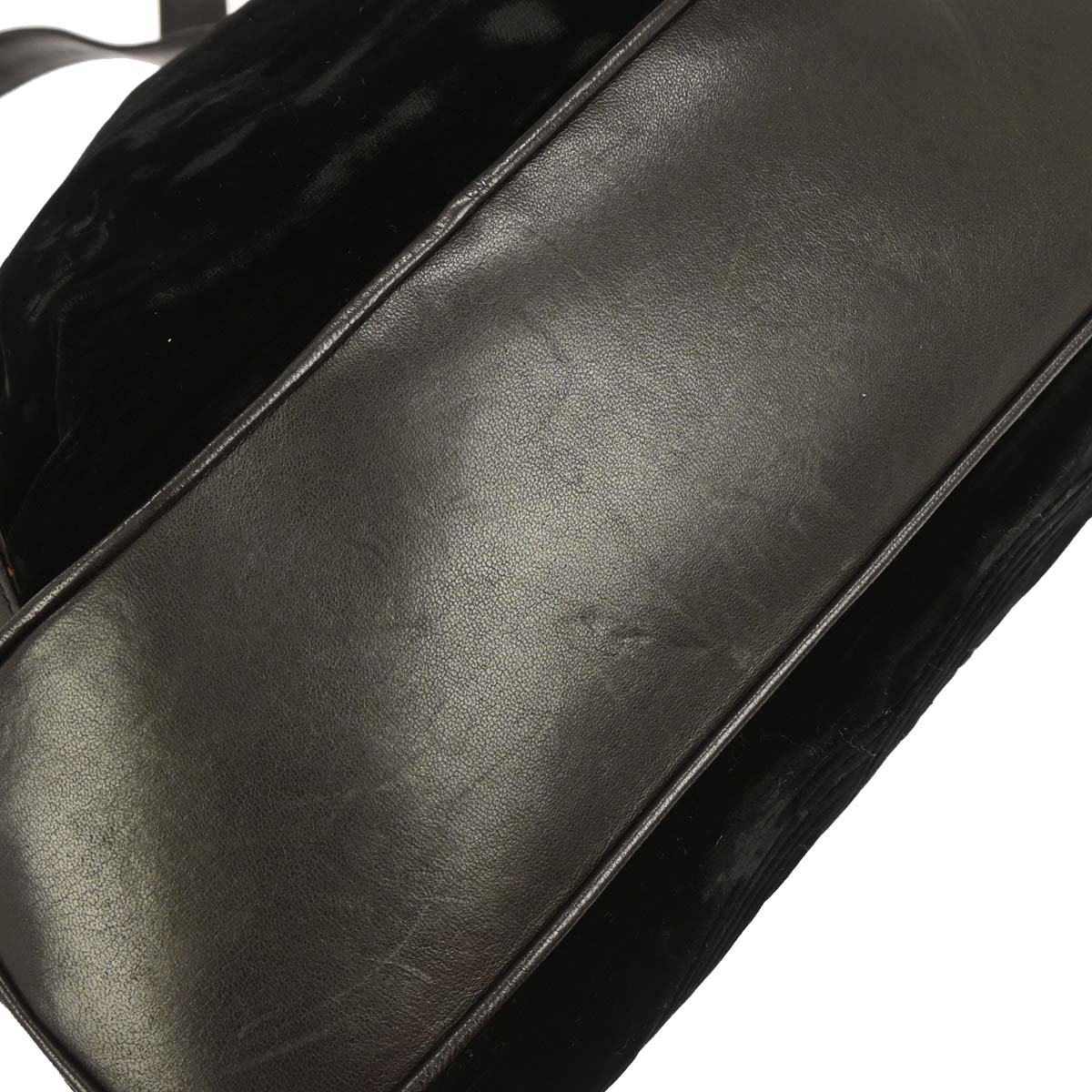 Chanel 1991-1994 Black Velvet Lambskin Backpack