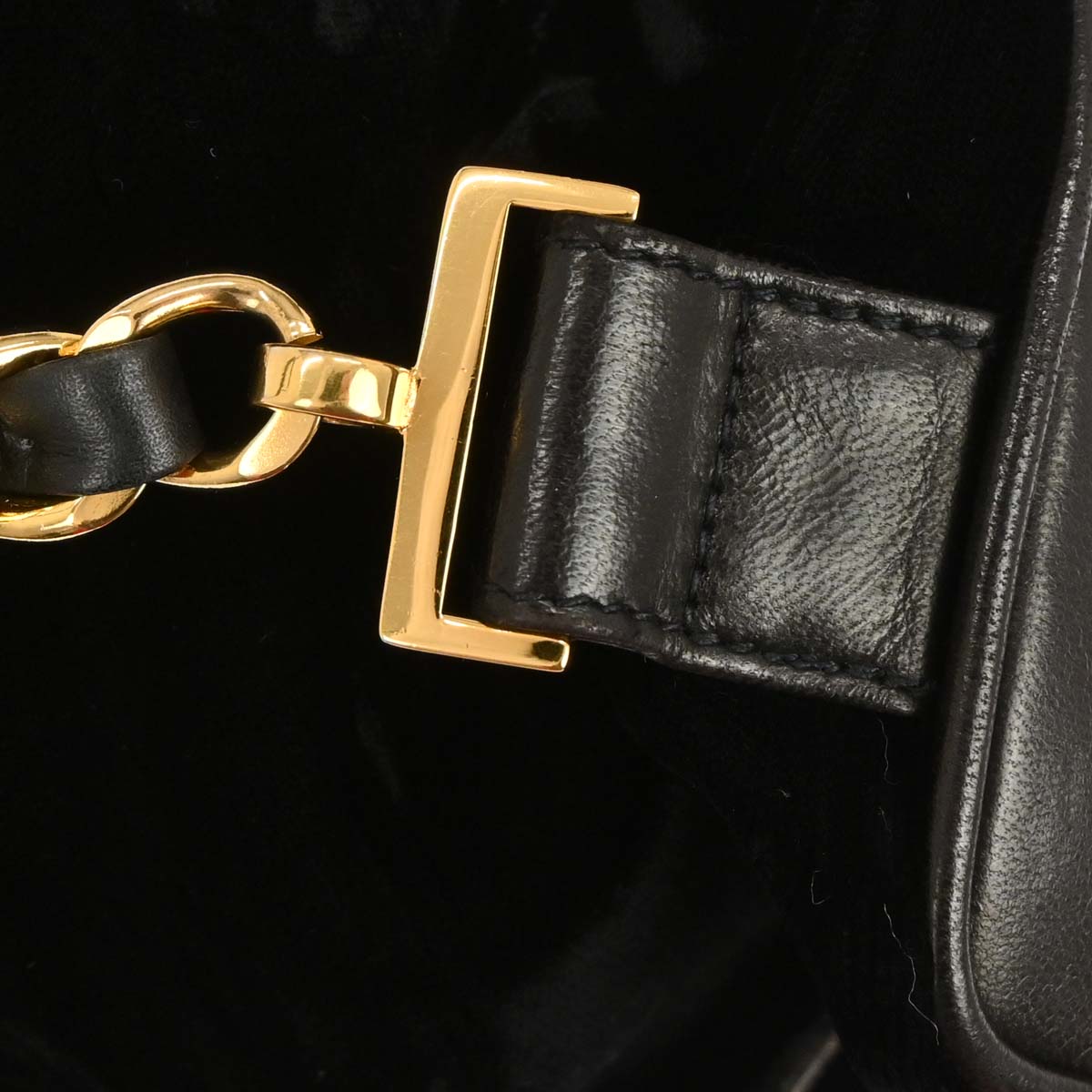 Chanel 1991-1994 Black Velvet Lambskin Backpack