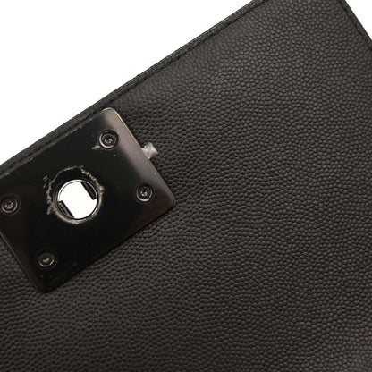 Boy Chanel 2017-2018 Black Caviar Small Chain Shoulder Bag