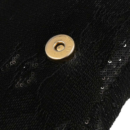 Chanel 2017 Black Sequins Dare To Disturb Shoulder Bag