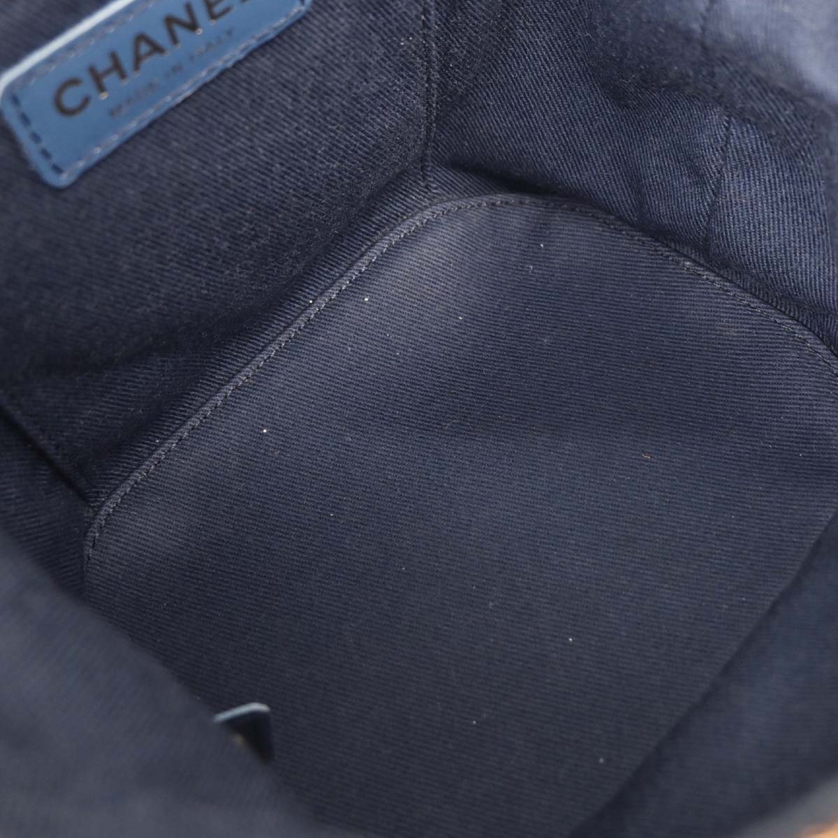 Chanel 2019 Blue Denim Vanity 2way Shoulder Handbag