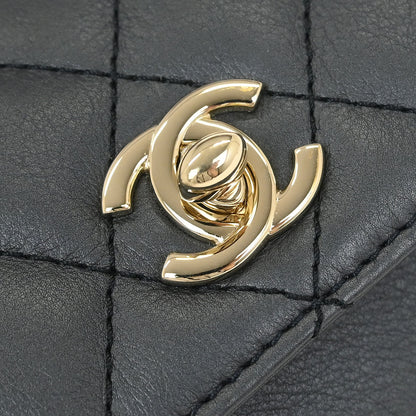 Chanel 2019 Gray Calfskin Waist Bum Bag