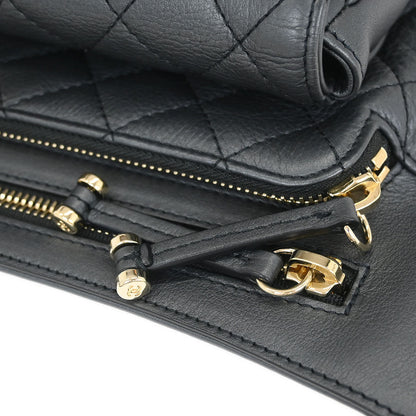 Chanel 2019 Gray Calfskin Waist Bum Bag