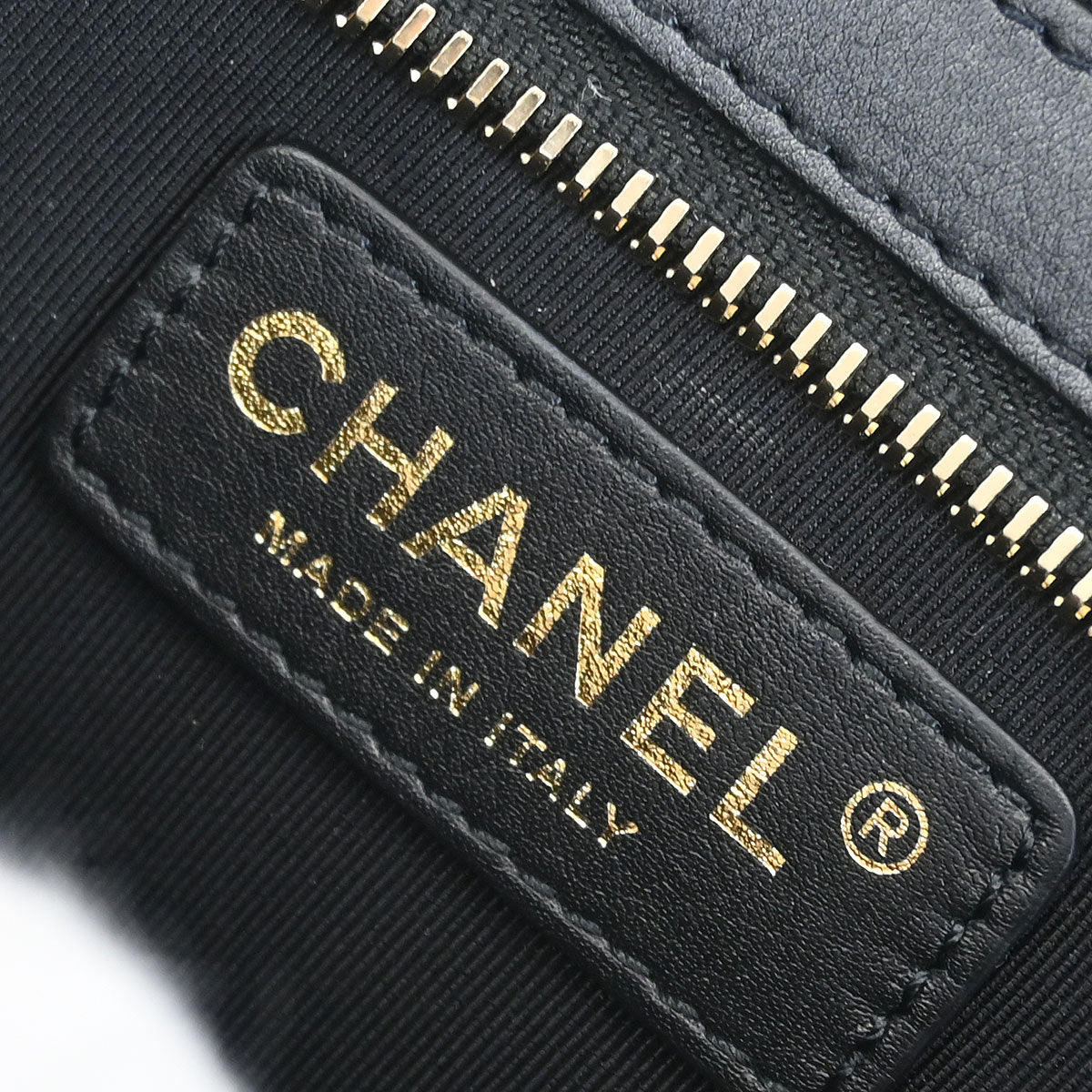 Chanel 2019 Gray Calfskin Waist Bum Bag