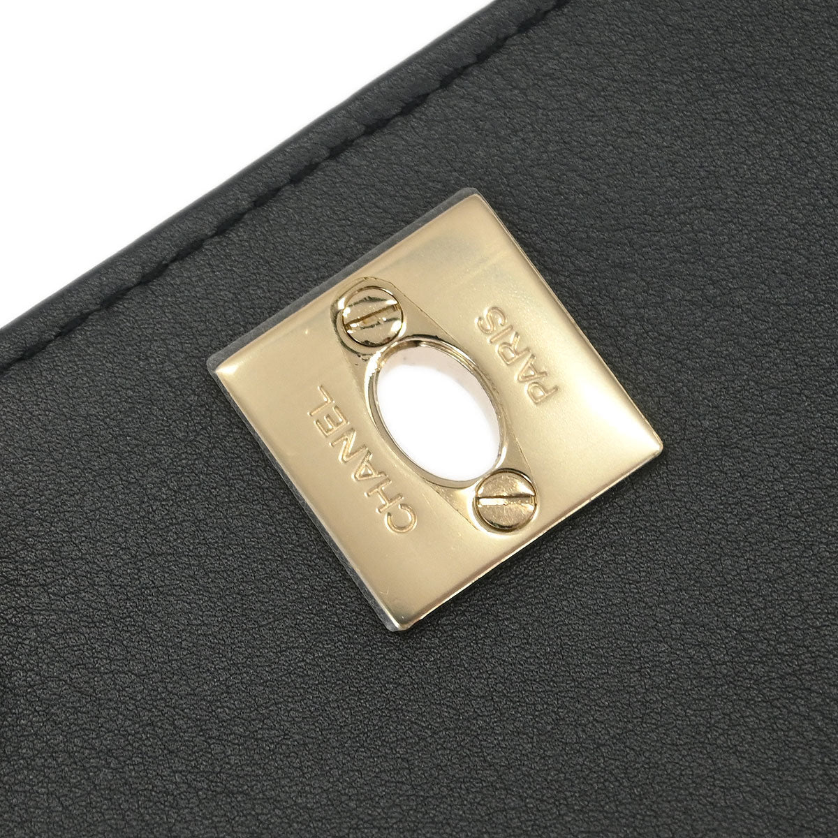 Chanel 2019 Gray Calfskin Waist Bum Bag