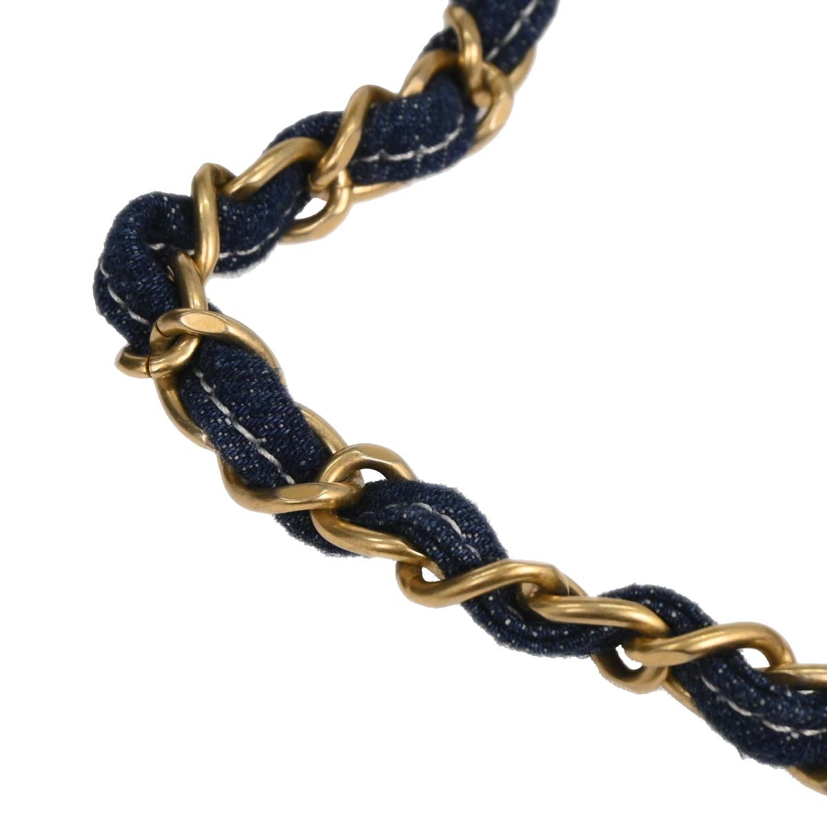 Chanel 2019 Blue Denim Vanity 2way Shoulder Handbag