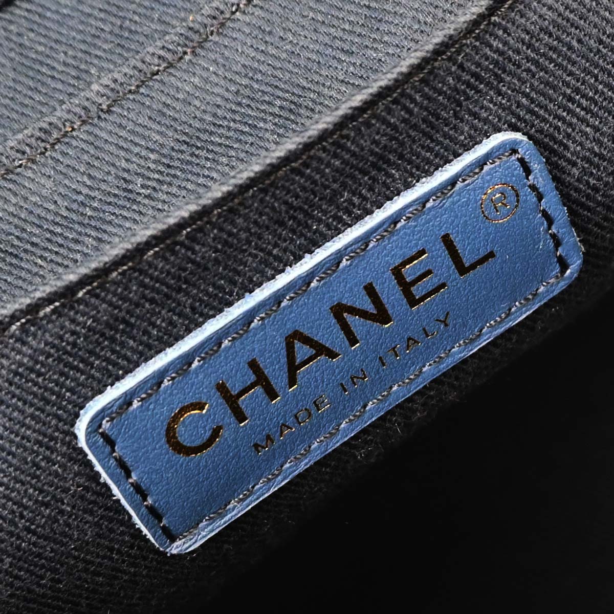 Chanel 2019 Blue Denim Vanity 2way Shoulder Handbag