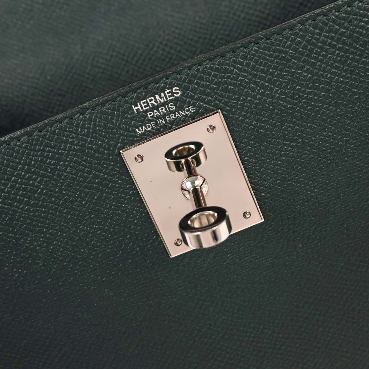 Hermes Vert Cypres Epsom Kelly 28 Sellier 2way Shoulder Handbag