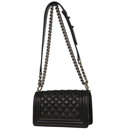 Boy Chanel 2019 Black Caviar Small Chain Shoulder Bag