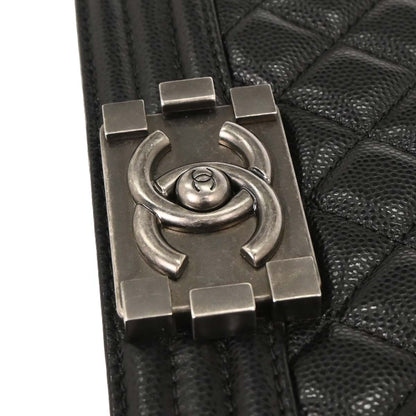 Boy Chanel 2019 Black Caviar Small Chain Shoulder Bag