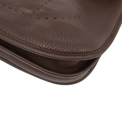 Hermes Chocolat Togo Evelyne 3 29 PM Shoulder Bag