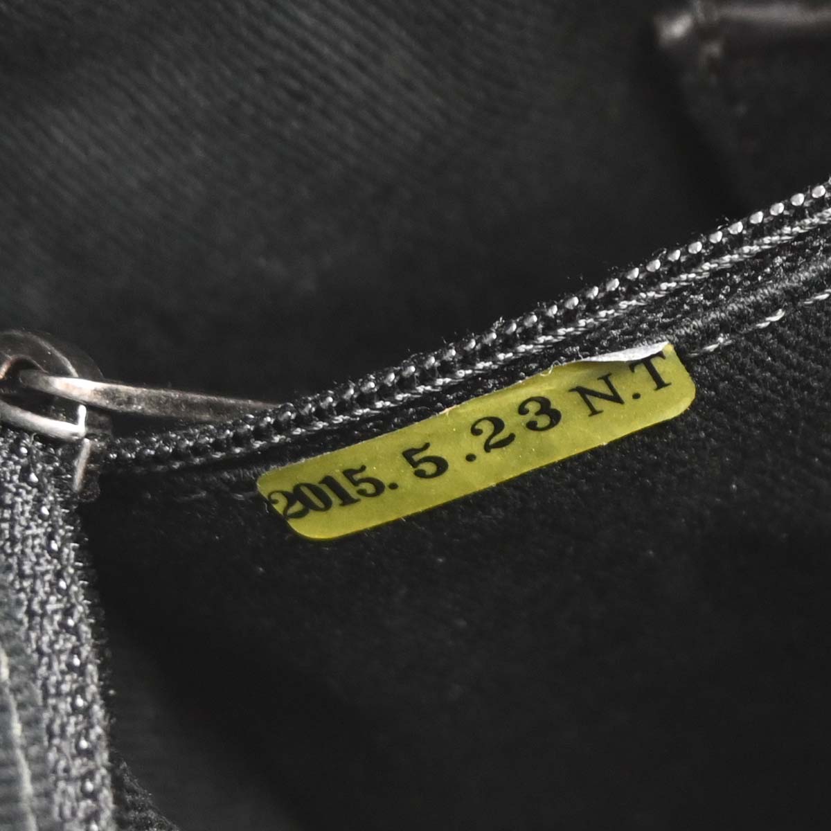 Chanel 2014-2015 Black Calfskin Wild Stitch Chain Tote Bag