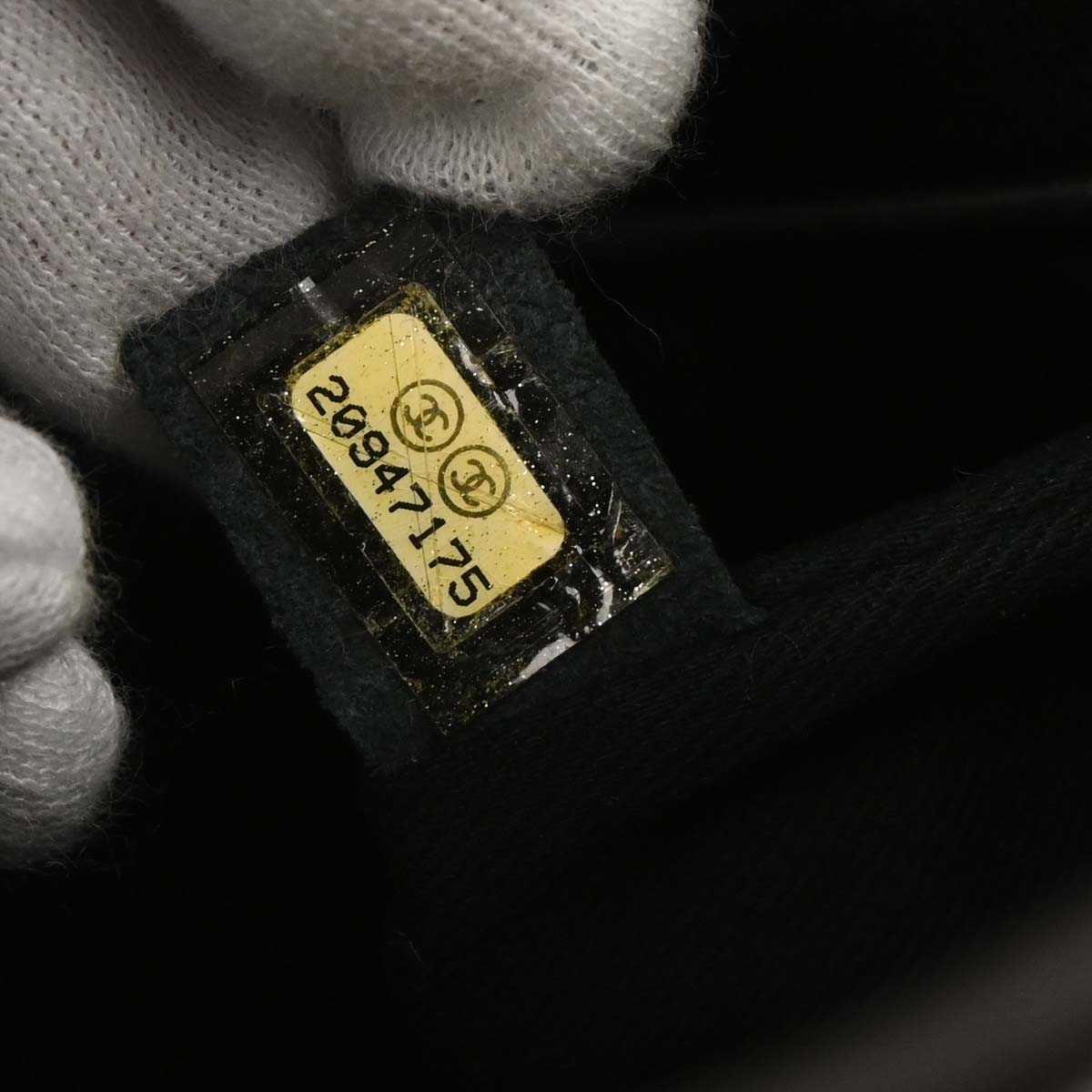 Chanel 2014-2015 Black Calfskin Wild Stitch Chain Tote Bag