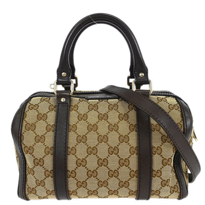 Gucci Beige GG 2way Duffle Shoulder Handbag