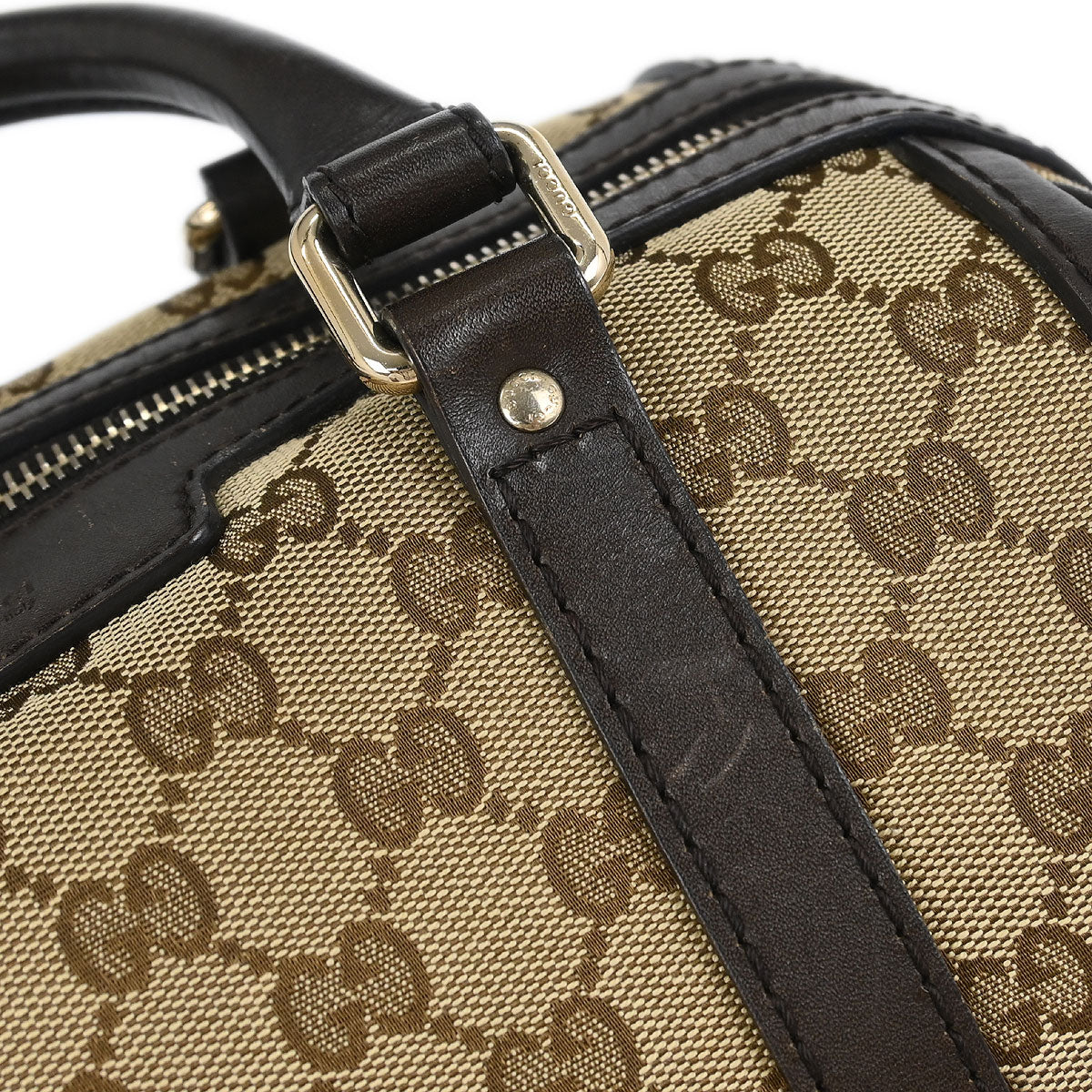 Gucci Beige GG 2way Duffle Shoulder Handbag