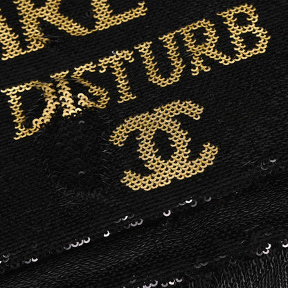 Chanel 2017-2018 Black Sequins Dare To Disturb Shoulder Bag