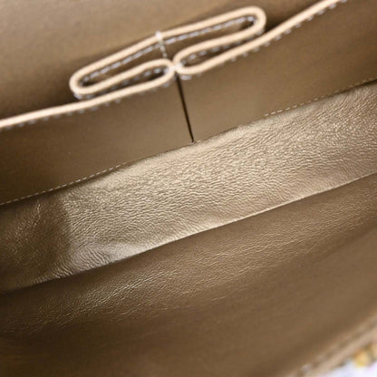 Chanel 2010-2011 Light Pink Tweed 2.55 Medium Classic Double Flap Shoulder Bag