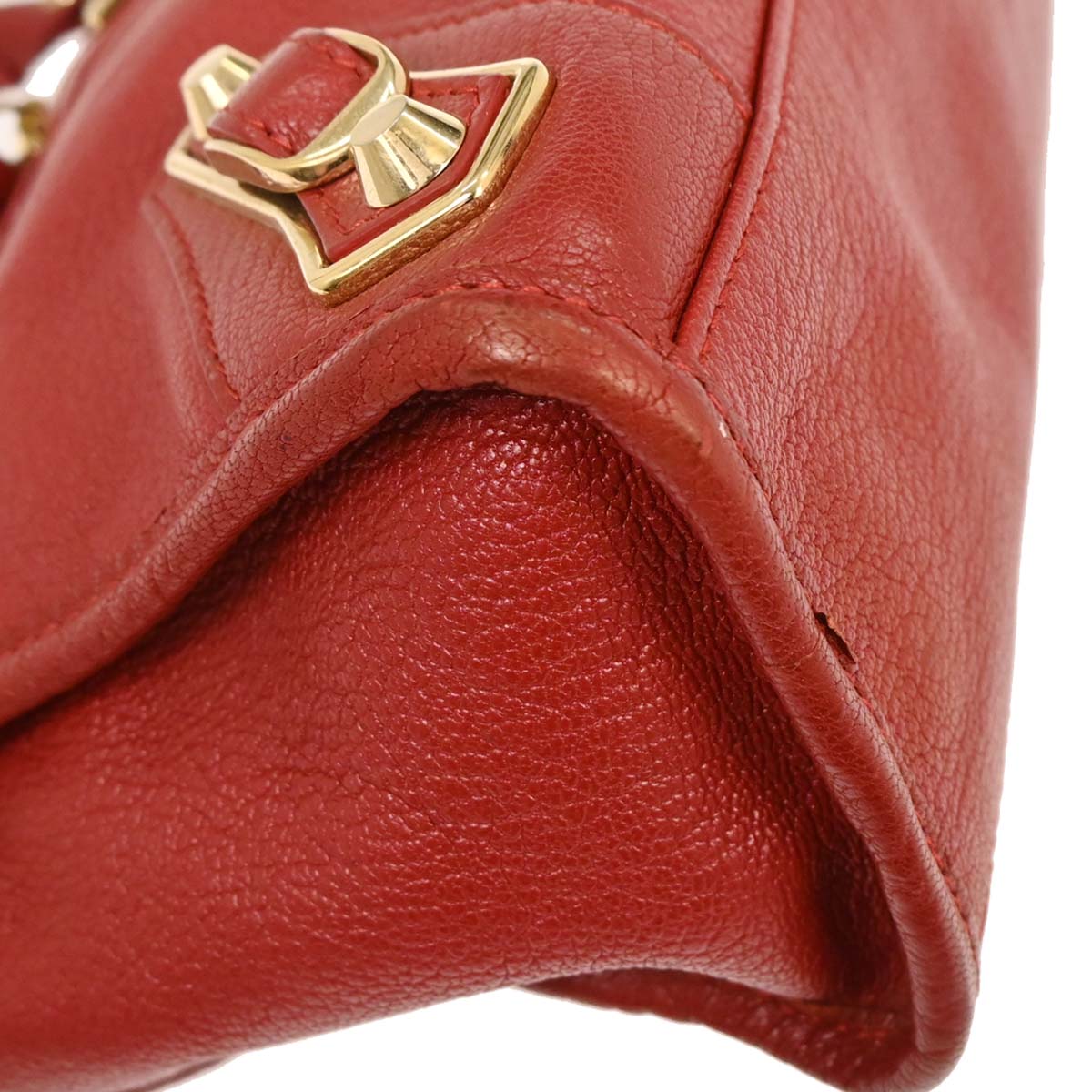 Balenciaga Red City Small 2way Shoulder Handbag
