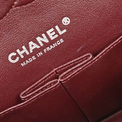 Chanel 2017 Black Caviar Medium Classic Double Flap Shoulder Bag