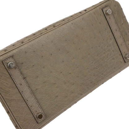 Hermes * Mousse Ostrich Birkin 30 Handbag