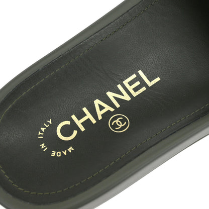 Chanel *Dark Green Shoes Sandals #36