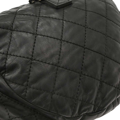 Chanel 2012-2013 Black Calfsikin 2way Backpack Shoulder Bag