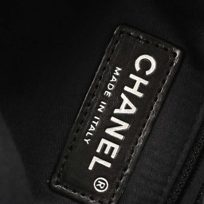 Chanel 2012-2013 Black Calfsikin 2way Backpack Shoulder Bag