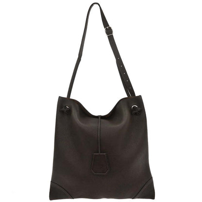 Hermes Ebene Taurillon Clemence Silky City 33 MM Shoulder Bag