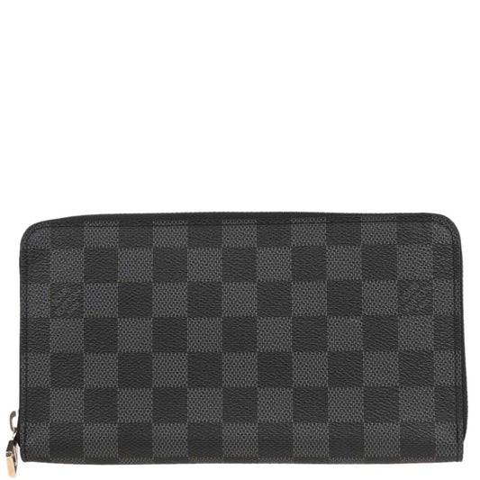 Louis Vuitton Damier Graphite Zippy Organizer Wallet N63077