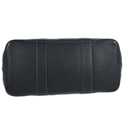 Hermes Black Toile H Buffalo Garden Party 36 PM Tote Bag